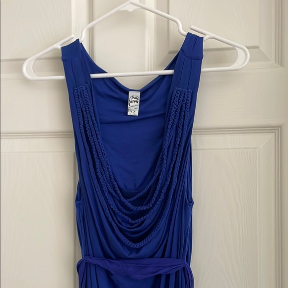 NWOT Free People Royal Blue Boho Dress Sz M - Picture 4 of 12